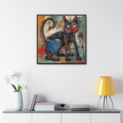 Cat 39, Gallery Canvas Wraps, Square Frame