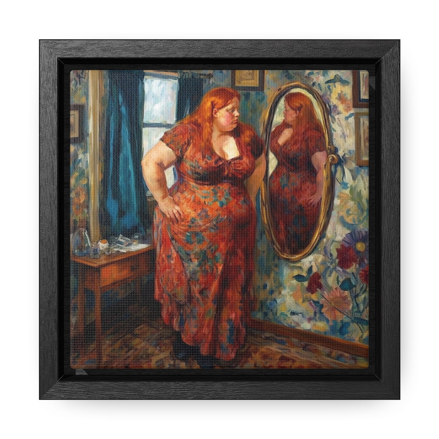 Baroque 26, Valentinii, Gallery Canvas Wraps, Square Frame