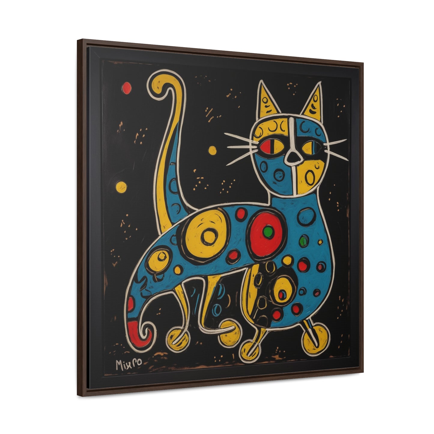 Cat 126, Gallery Canvas Wraps, Square Frame