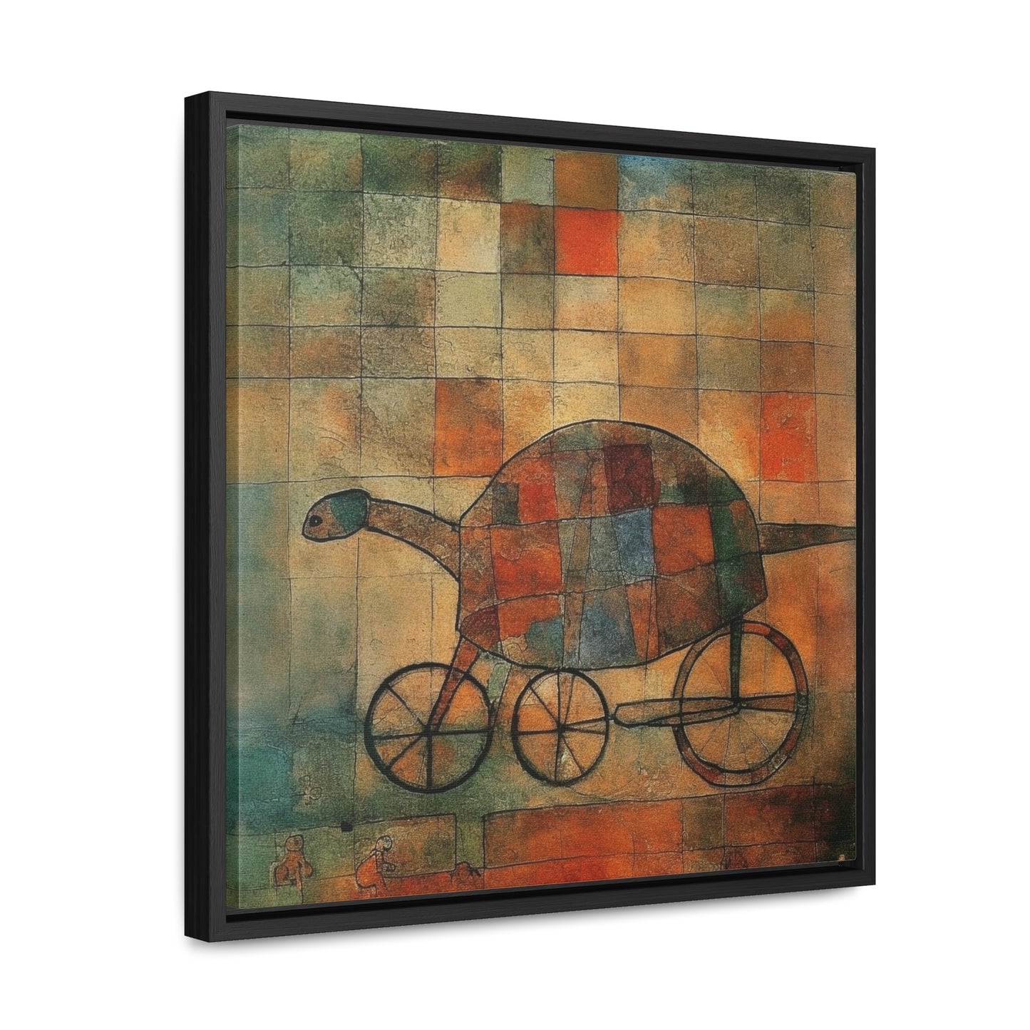 Turtle 4, Gallery Canvas Wraps, Square Frame