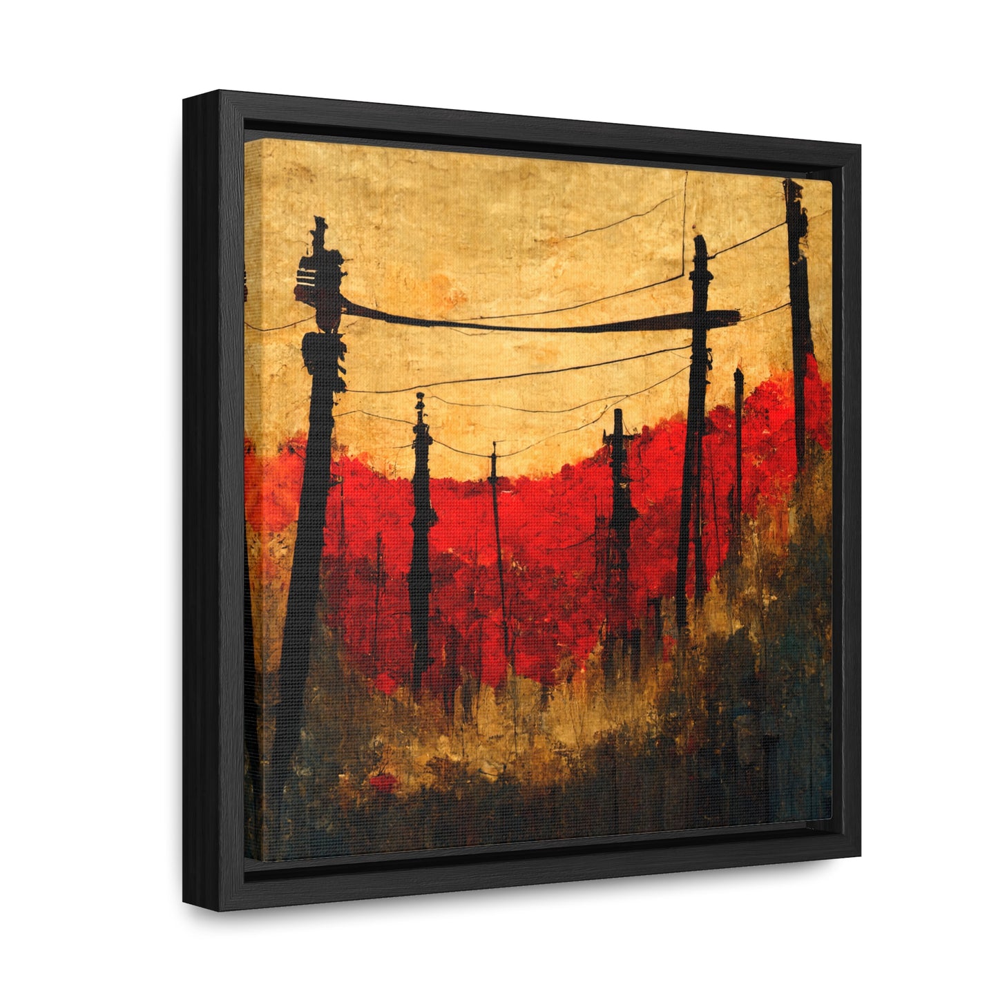 Land of the Sun 18, Valentinii, Gallery Canvas Wraps, Square Frame