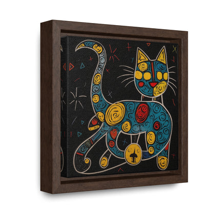 Cat 137, Gallery Canvas Wraps, Square Frame