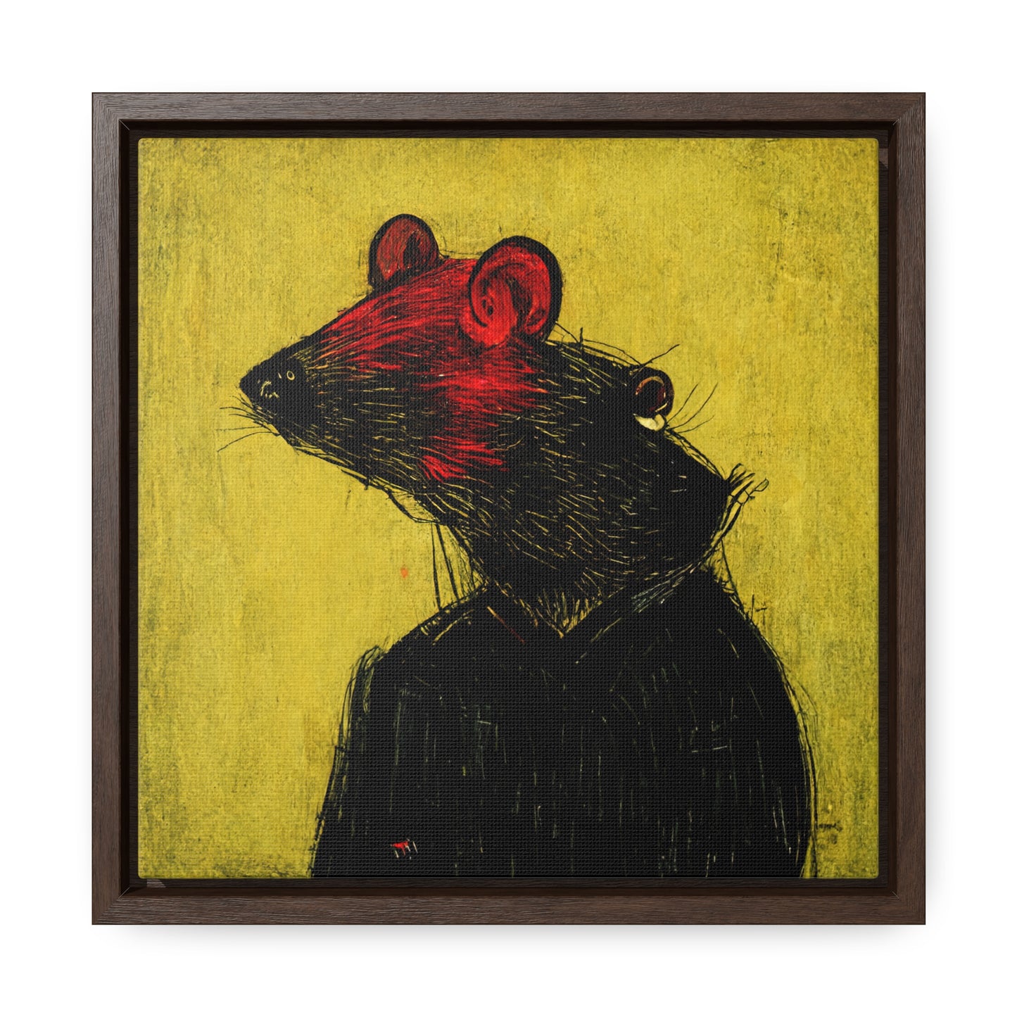 Urban Rat 4, Valentinii, Gallery Canvas Wraps, Square Frame