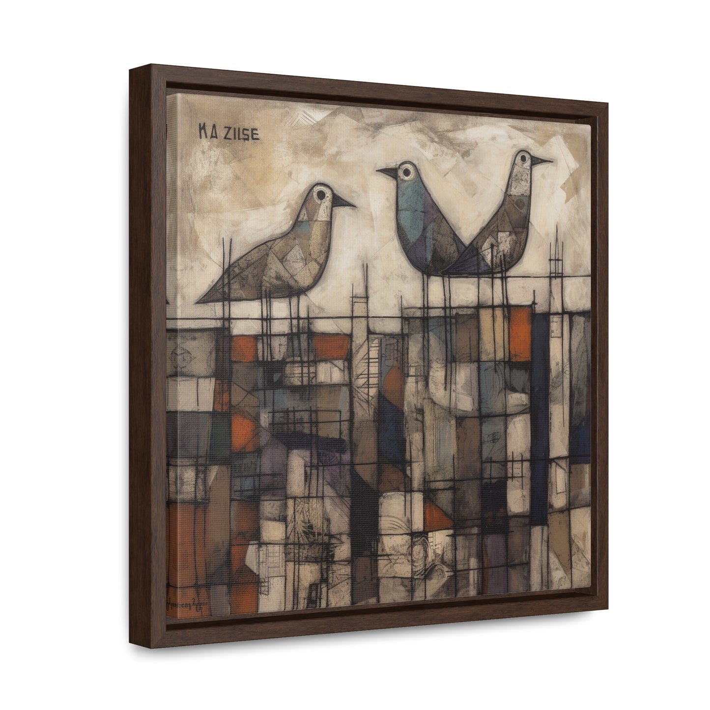 Bird 25, Gallery Canvas Wraps, Square Frame