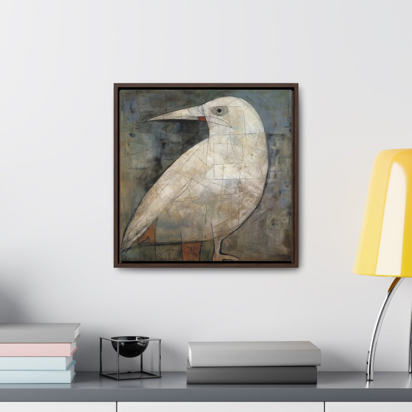 Bird 7, Gallery Canvas Wraps, Square Frame