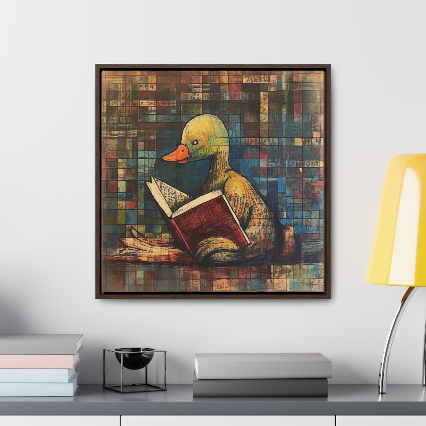 Duck 4, Gallery Canvas Wraps, Square Frame