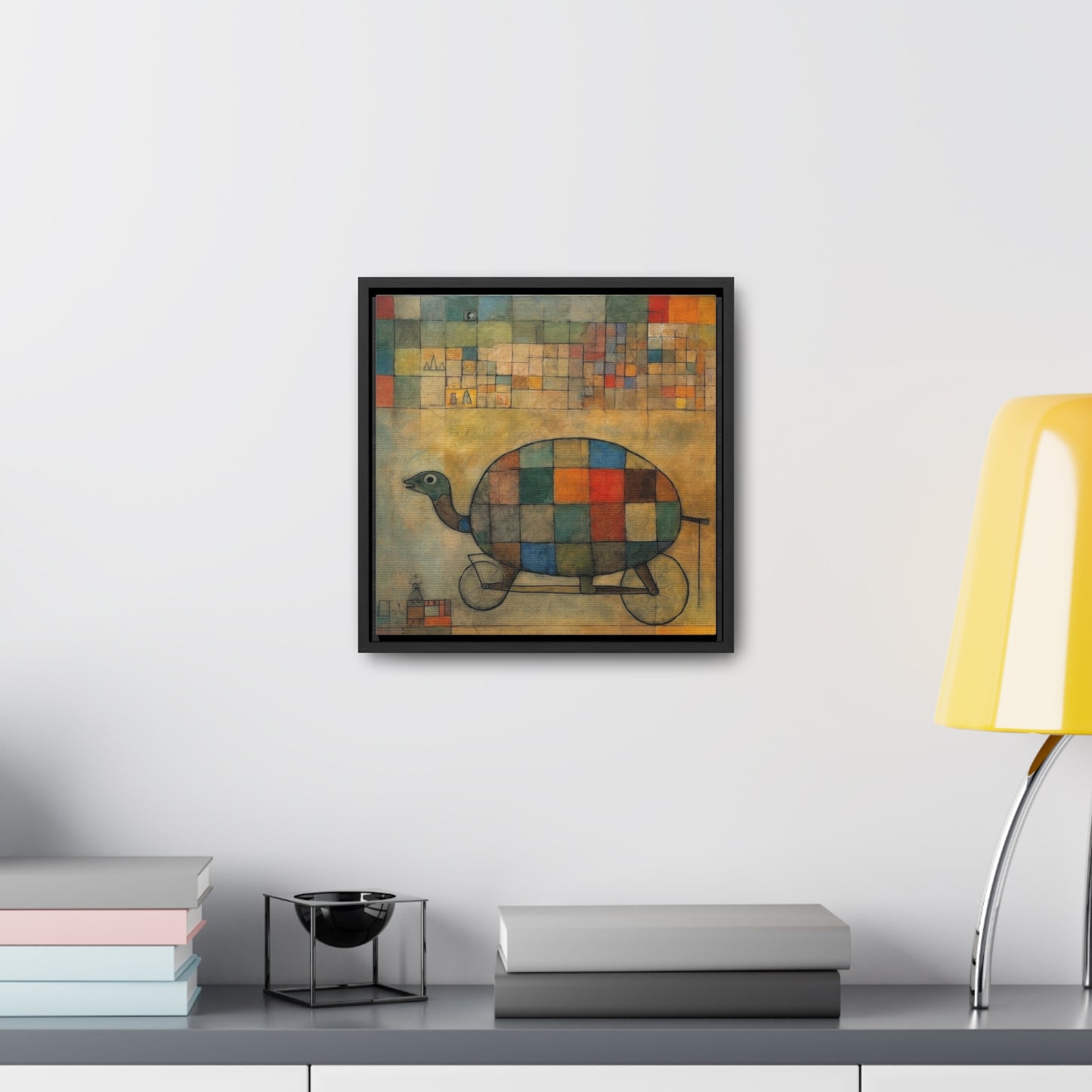 Turtle 12, Gallery Canvas Wraps, Square Frame