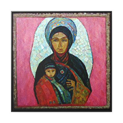 Mary and the Child 11, Valentinii, Gallery Canvas Wraps, Square Frame