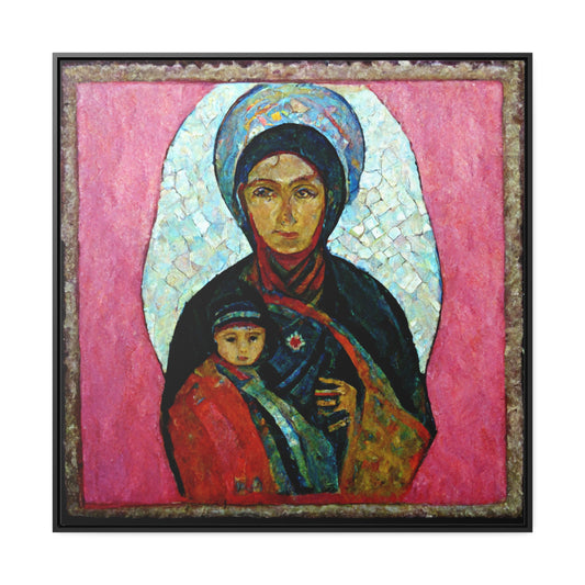 Mary and the Child 11, Valentinii, Gallery Canvas Wraps, Square Frame