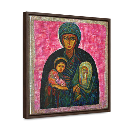 Mary and the Child 28, Valentinii, Gallery Canvas Wraps, Square Frame