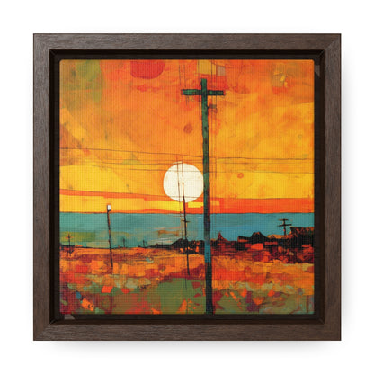 Land of the Sun 64, Valentinii, Gallery Canvas Wraps, Square Frame