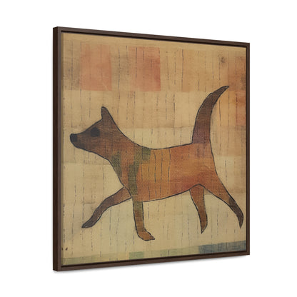 V Dog 6, Gallery Canvas Wraps, Square Frame