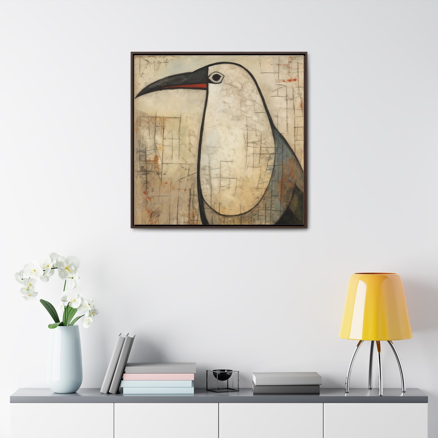 Bird 3, Gallery Canvas Wraps, Square Frame