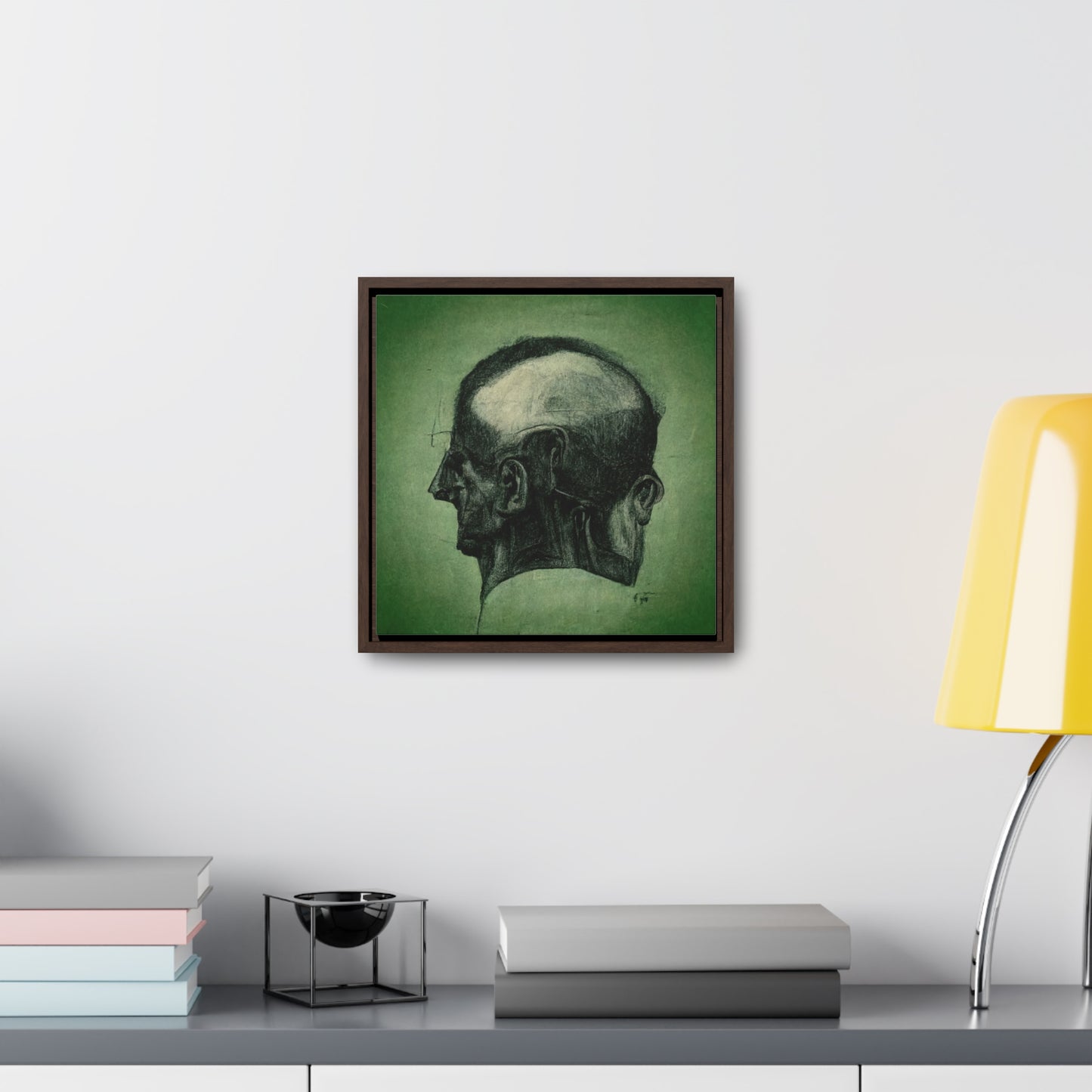 Heads 16, Valentinii, Gallery Canvas Wraps, Square Frame