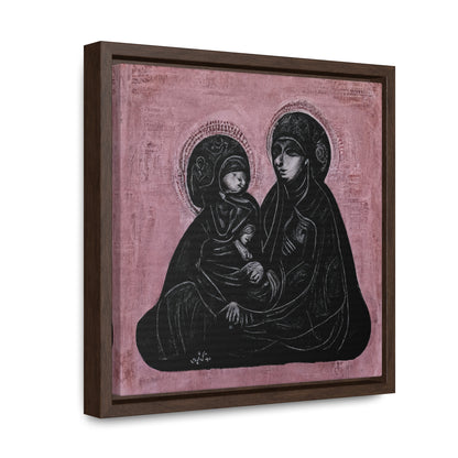 Mary and the Child 7, Valentinii, Gallery Canvas Wraps, Square Frame