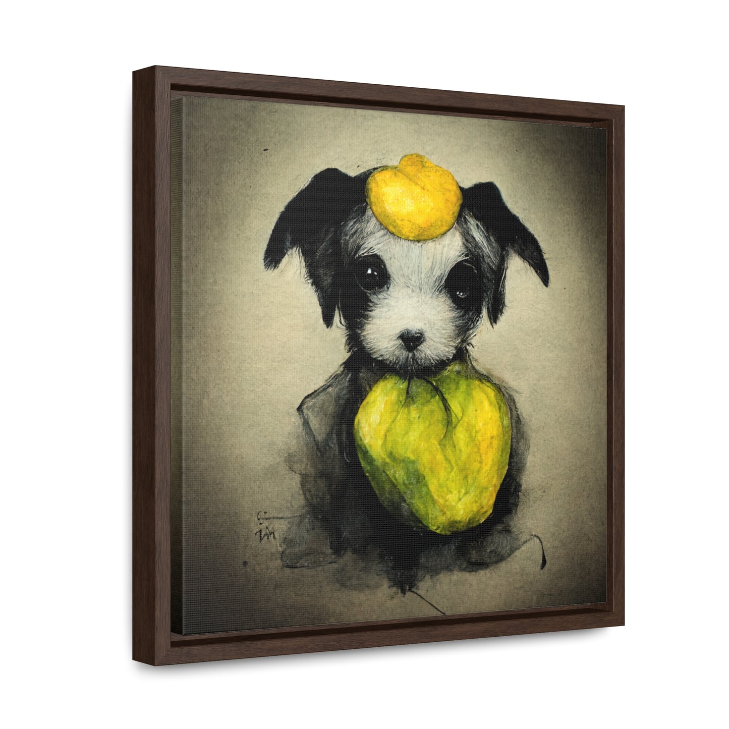 Dogs and Puppies 3, Valentinii, Gallery Canvas Wraps, Square Frame