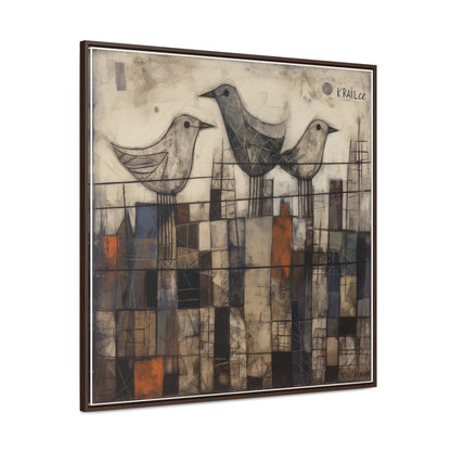 Bird 24, Gallery Canvas Wraps, Square Frame