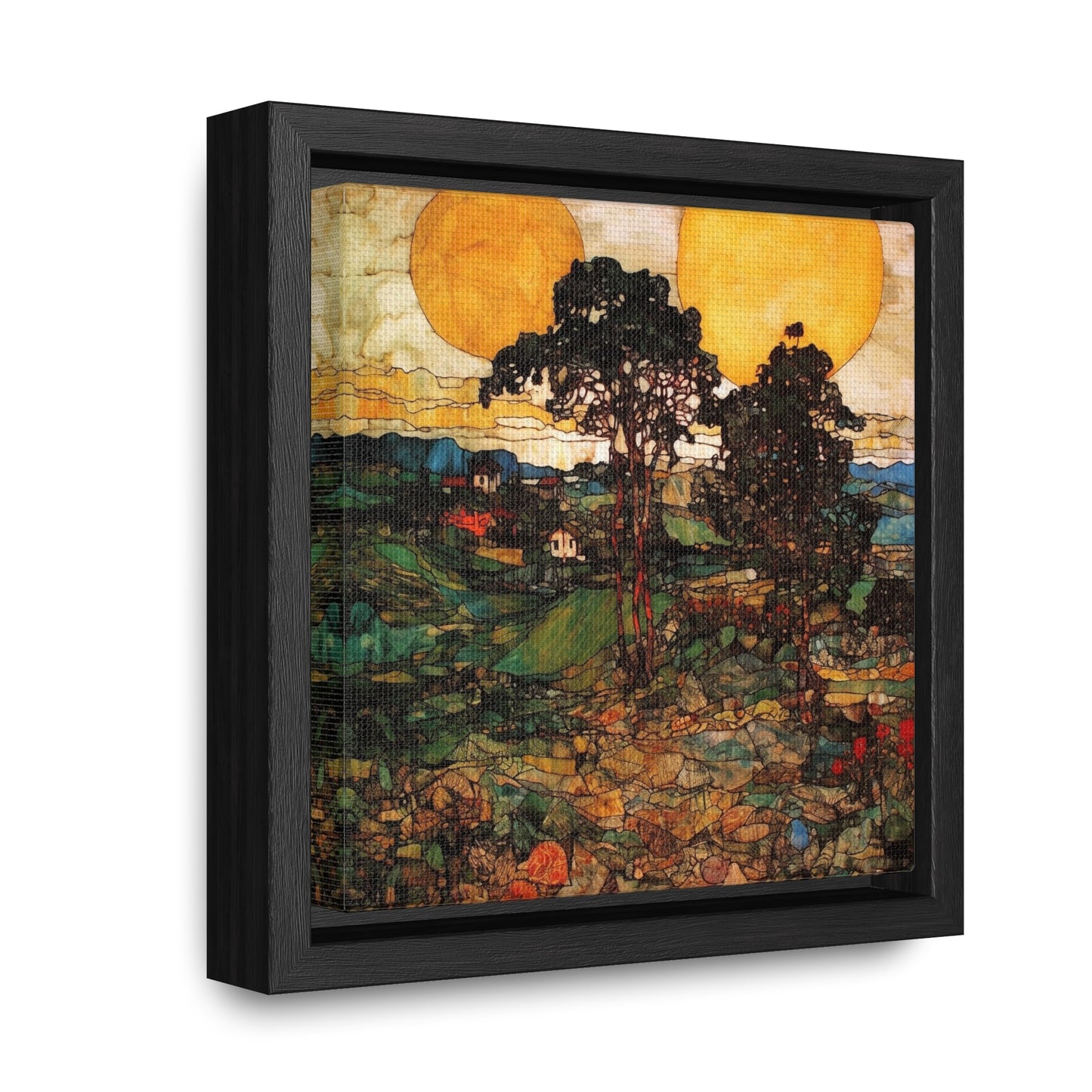 Land of the Sun 38, Gallery Canvas Wraps, Square Frame