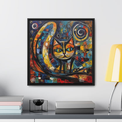 Cat 120, Gallery Canvas Wraps, Square Frame