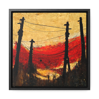 Land of the Sun 22, Valentinii, Gallery Canvas Wraps, Square Frame