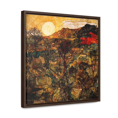 Land of the Sun 46, Valentinii, Gallery Canvas Wraps, Square Frame