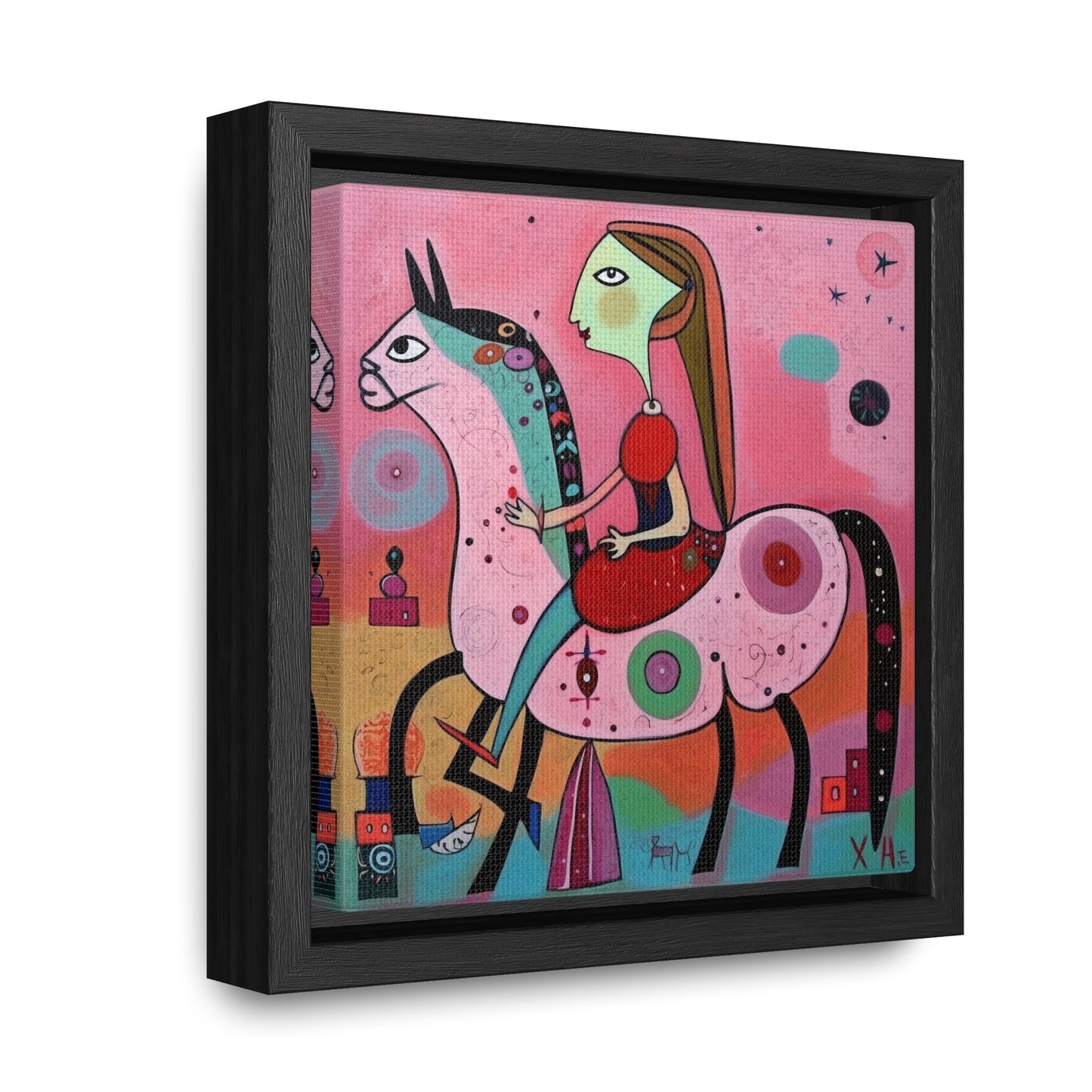 The Dreams of the Child 54, Gallery Canvas Wraps, Square Frame