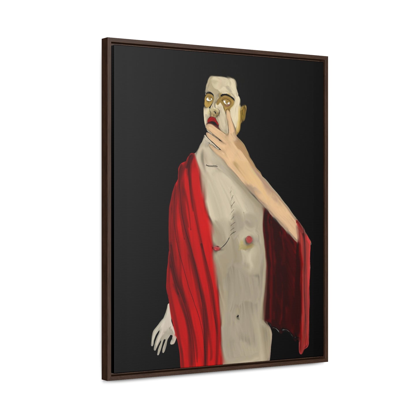 Among Tired Blinks, Original Eduard Pavel, Gallery Canvas Wraps, Vertical Frame