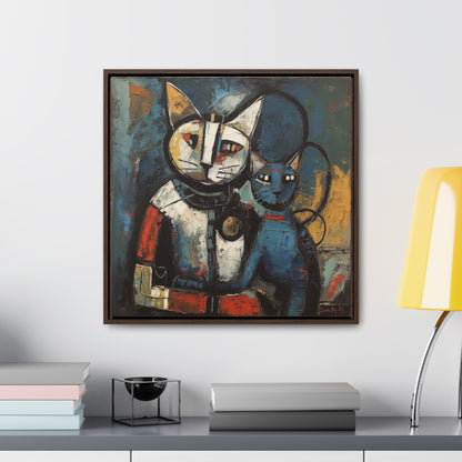 Cat 82, Gallery Canvas Wraps, Square Frame