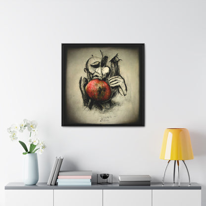 Apple 39, Valentinii, Gallery Canvas Wraps, Square Frame