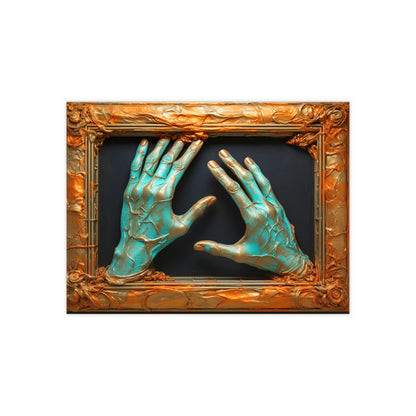 Hands 90, Ceramic Photo Tile