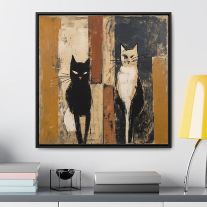 Cat 15, Gallery Canvas Wraps, Square Frame