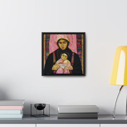 Mary and the Child 29, Valentinii, Gallery Canvas Wraps, Square Frame