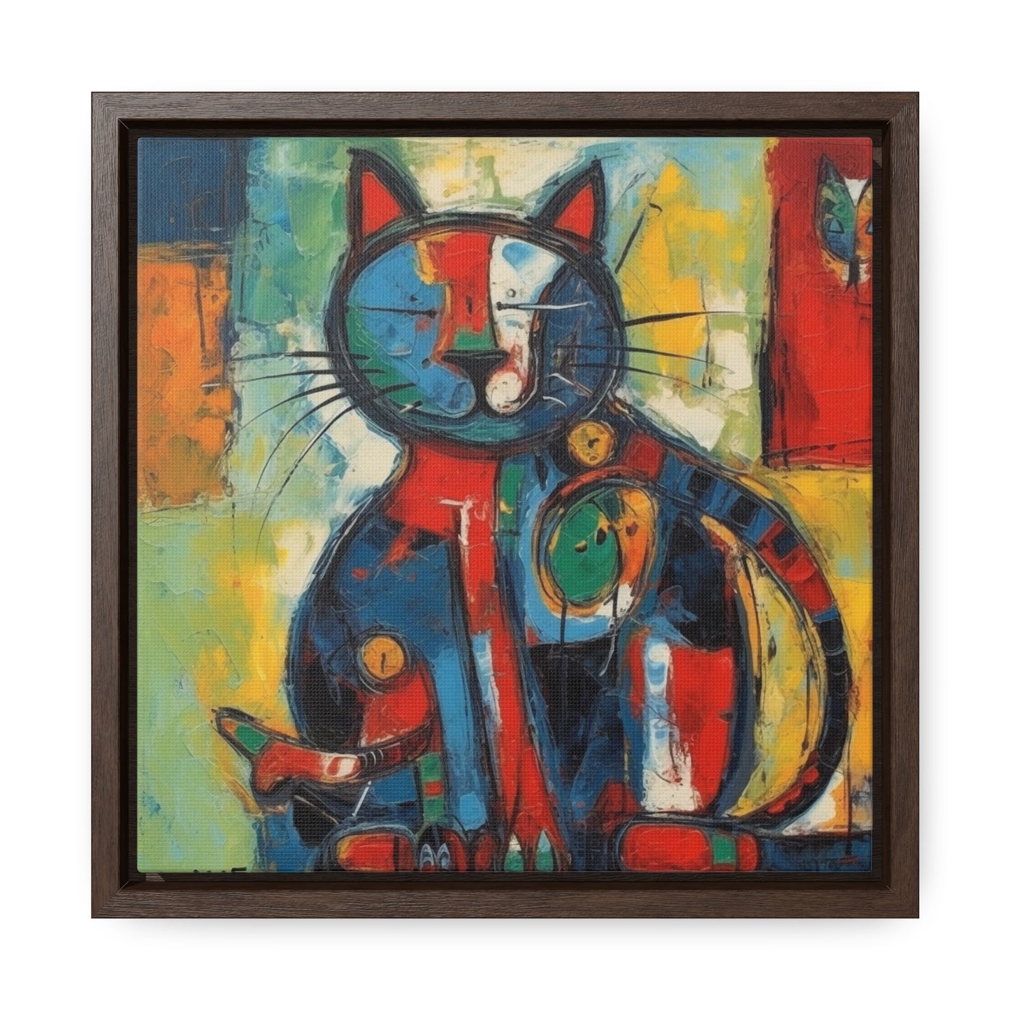 Cat 67, Gallery Canvas Wraps, Square Frame