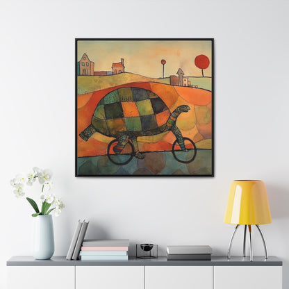 Turtle 5, Gallery Canvas Wraps, Square Frame