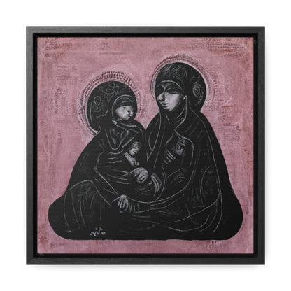 Mary and the Child 7, Valentinii, Gallery Canvas Wraps, Square Frame