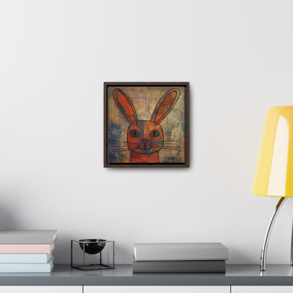 Rabbit 2, Gallery Canvas Wraps, Square Frame