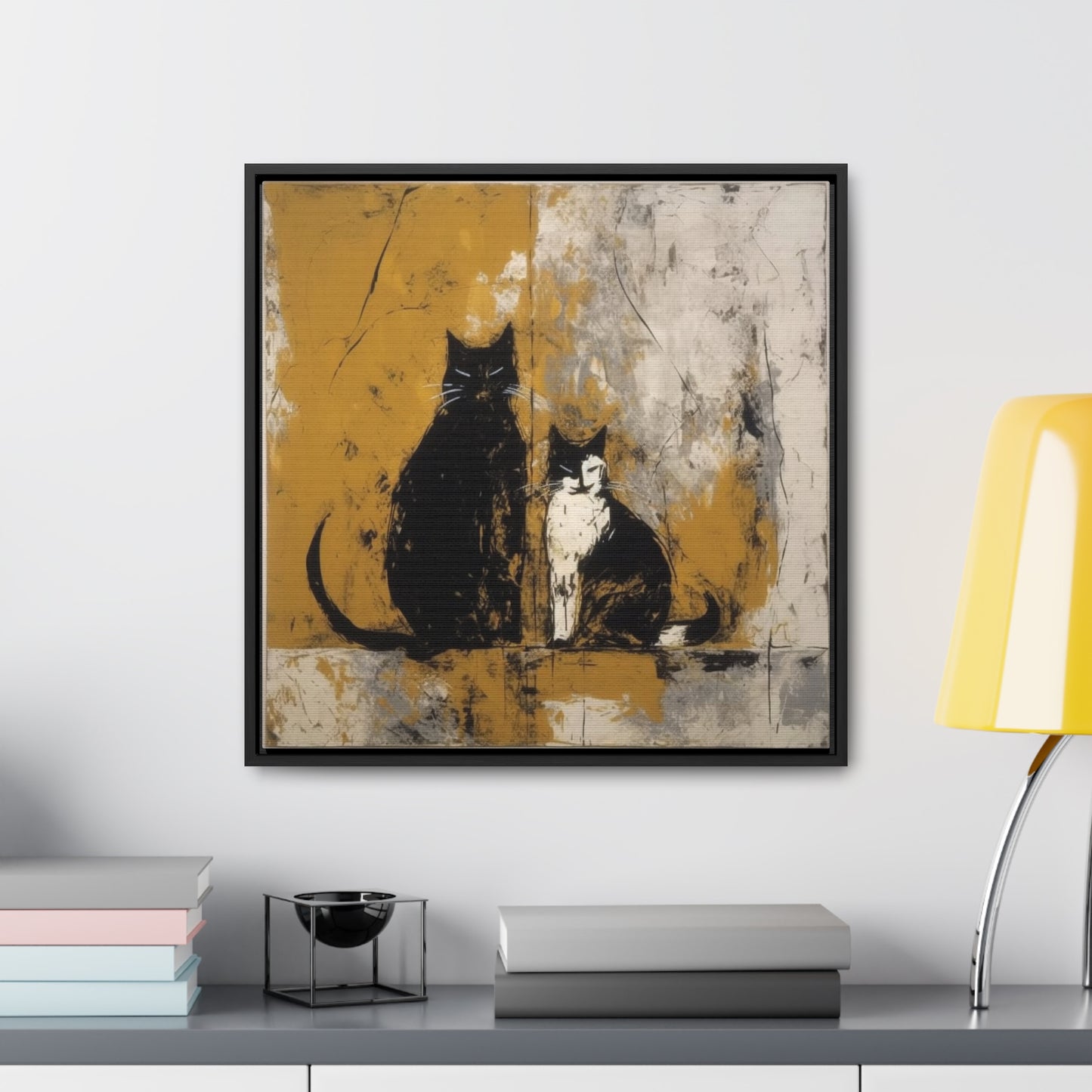 Cat 12, Gallery Canvas Wraps, Square Frame