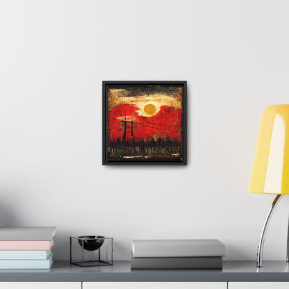 Land of the Sun 20, Valentinii, Gallery Canvas Wraps, Square Frame