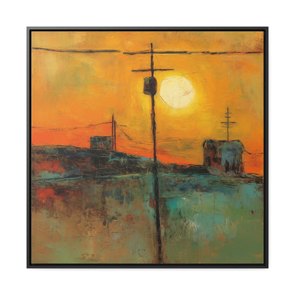 Land of the Sun 53, Valentinii, Gallery Canvas Wraps, Square Frame