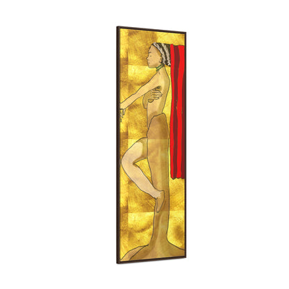 Woman in Gold, Original Eduard Pavel, Gallery Canvas Wraps, Vertical Frame