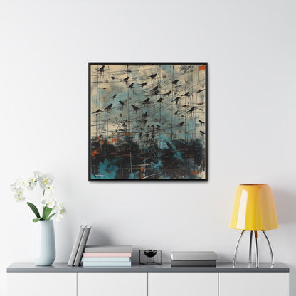 Bird 11, Gallery Canvas Wraps, Square Frame