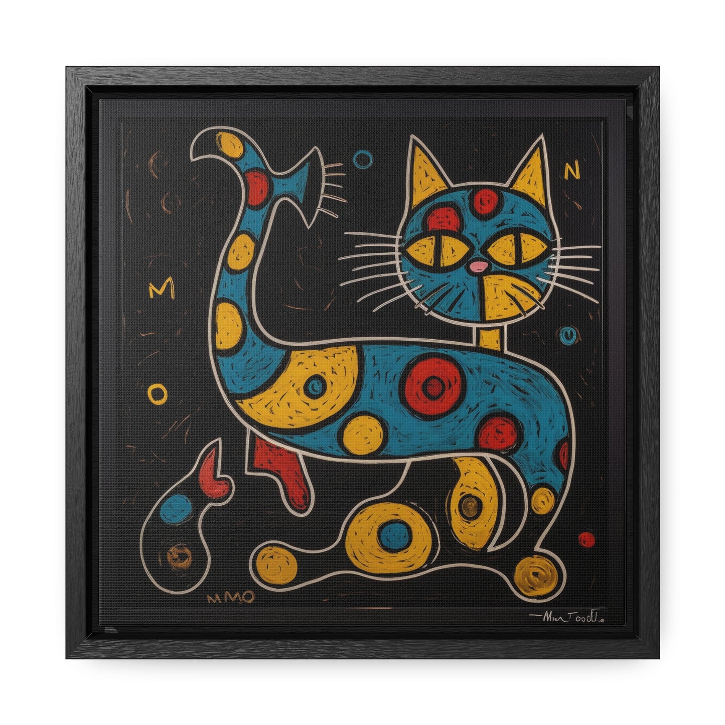 Cat 125, Gallery Canvas Wraps, Square Frame