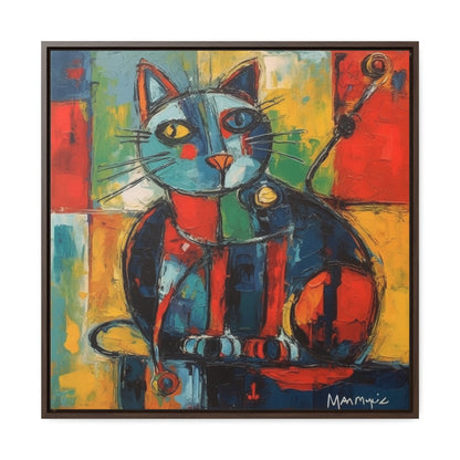 Cat 65, Gallery Canvas Wraps, Square Frame