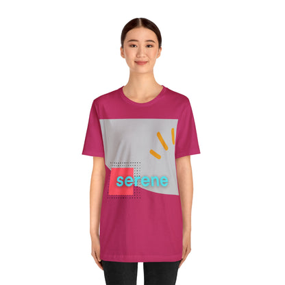 Serene, Unisex Jersey Short Sleeve Tee