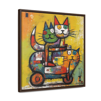 Cat 140, Gallery Canvas Wraps, Square Frame