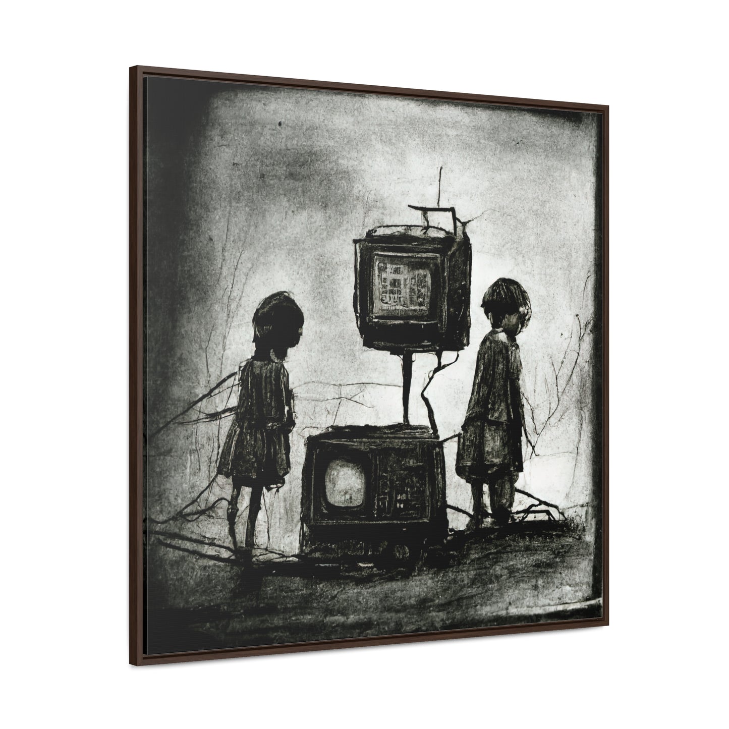 Childhood Wave 8, Valentinii, Gallery Canvas Wraps, Square Frame