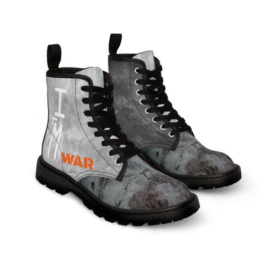 WAR, Men's Canvas Boots,