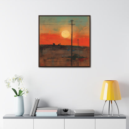 Land of the Sun 80, Valentinii, Gallery Canvas Wraps, Square Frame