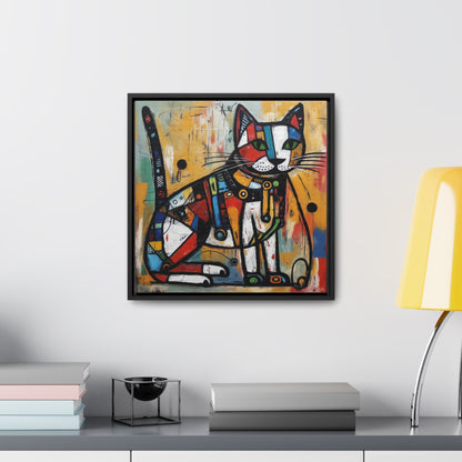 Cat 93, Gallery Canvas Wraps, Square Frame