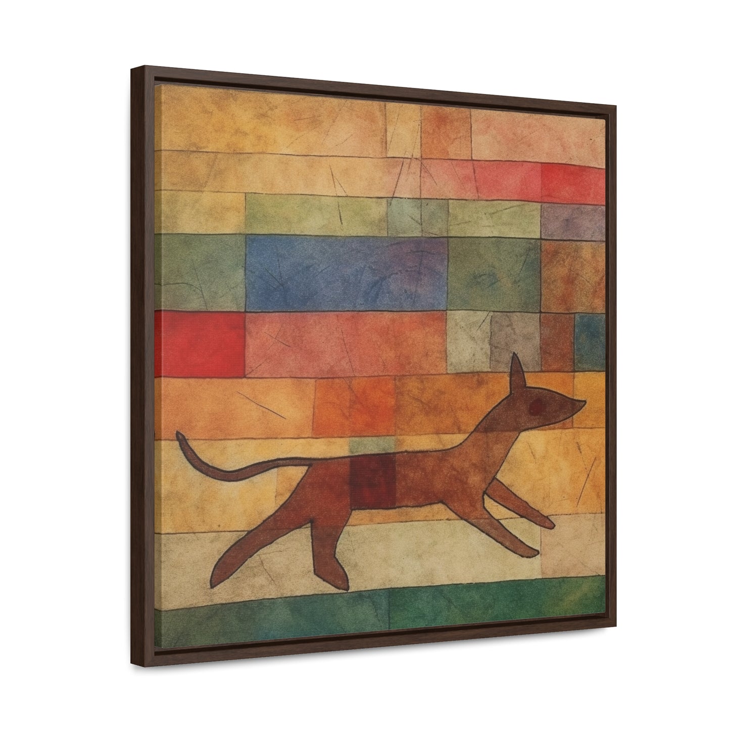 V Dog 10, Gallery Canvas Wraps, Square Frame